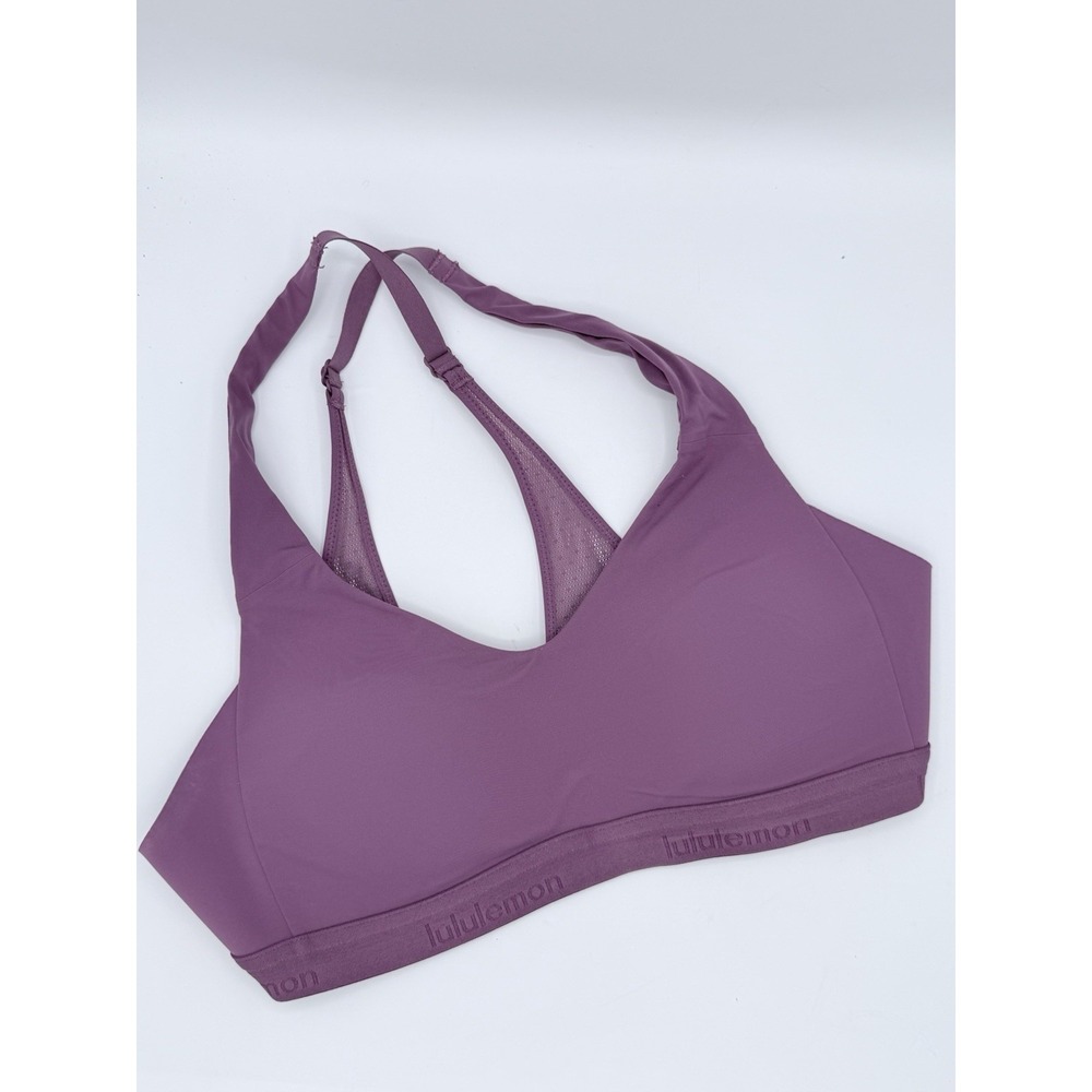 Lululemon Up For It Bra Padded Wireless Sports‎ Work Out Gym pink Size 34A